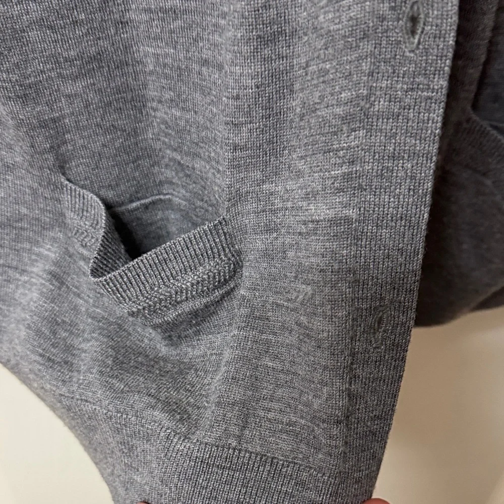 Lacoste Gray Knit Sweater - Picture 5 of 9